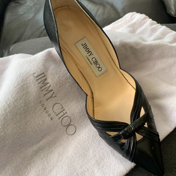 Jimmy Choo Black Heels for Elegant Style - Picture 4 of 4